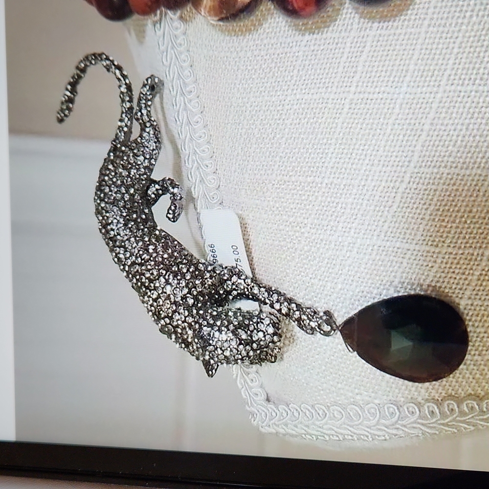 Alexis Bittar Siabona panther brooch